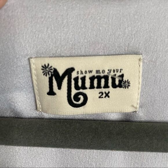 Show Me Your Mumu Light Blue Rome Twist Gown - Picture 3 of 7